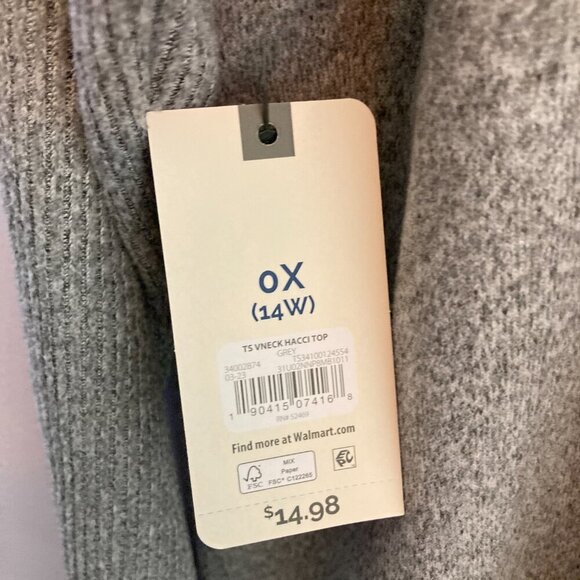 Terra & Sky Top, NWT, Size 0X(14W) - Picture 6 of 11